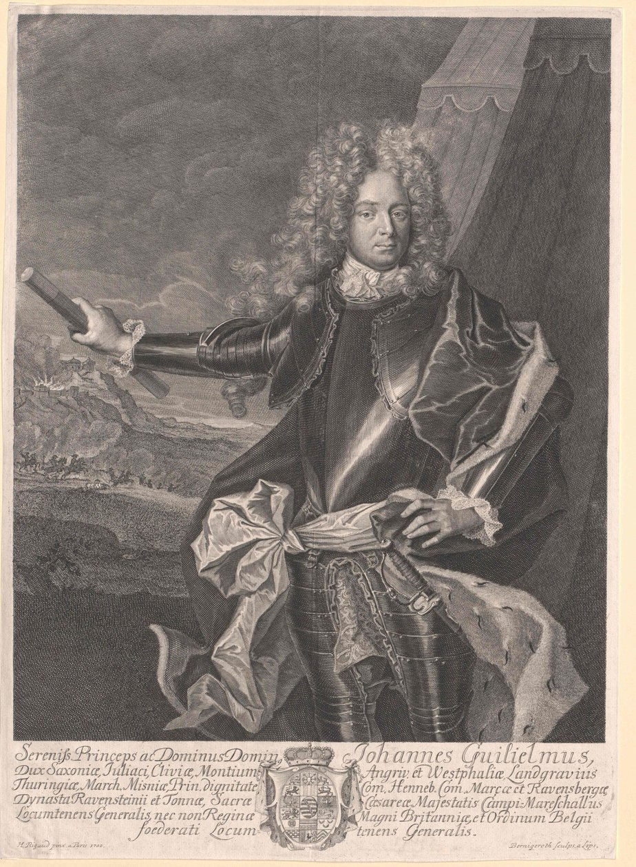 Saksi-Götan prinssi Johann Wilhelm tekijältä Artist Unknown