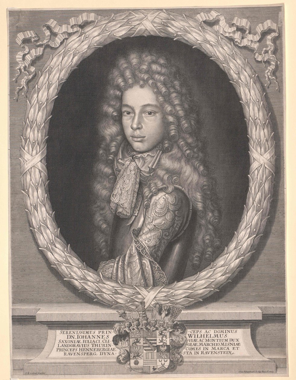Saksi-Götan prinssi Johann Wilhelm tekijältä Artist Unknown