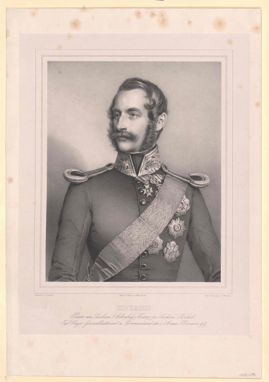 Saksin Altenburgin prinssi Eduard tekijältä Artist Unknown