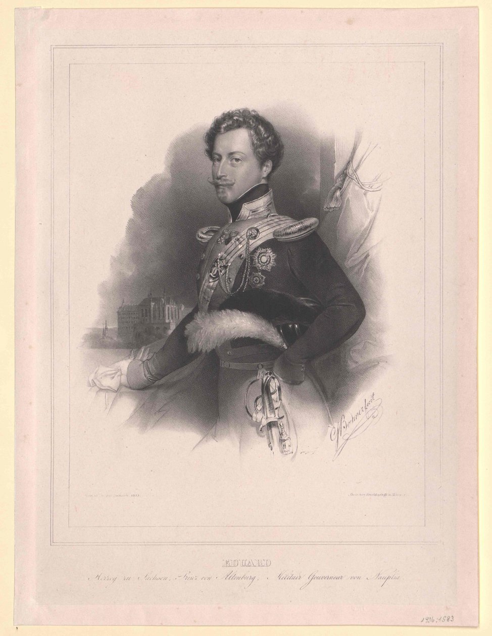 Saksin Altenburgin prinssi Eduard tekijältä Artist Unknown