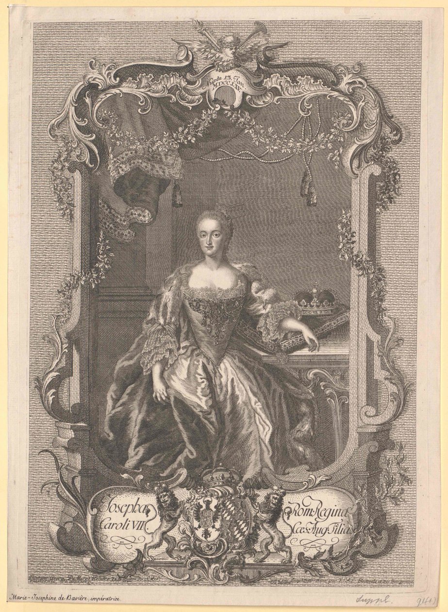 Baijerin prinsessa Maria Josefa tekijältä Artist Unknown