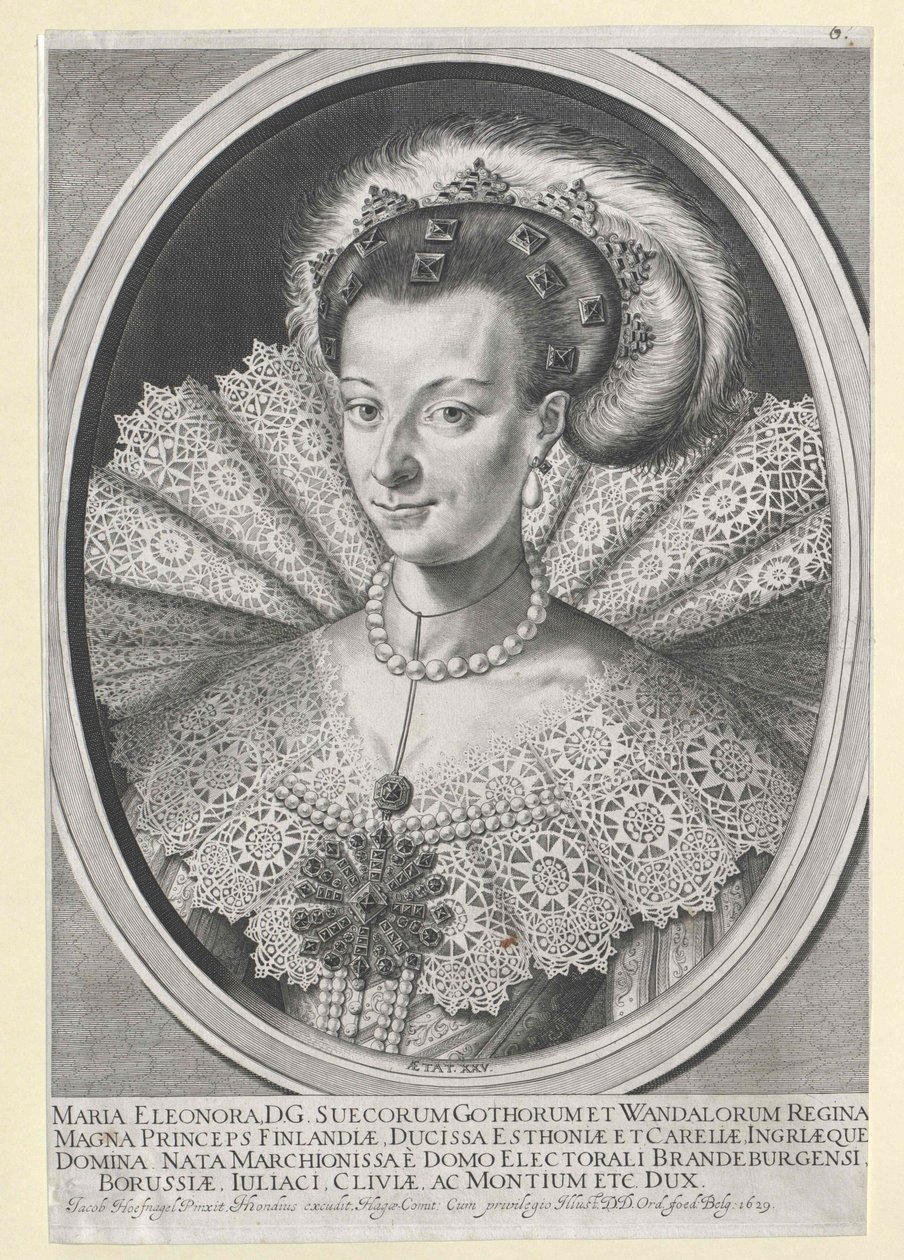 Brandenburgin prinsessa Marie Eleonore tekijältä Artist Unknown