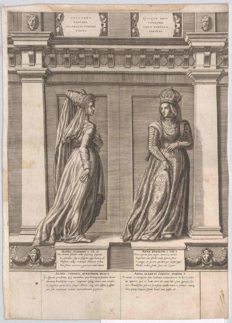 Burgundin prinsessa Agnes tekijältä Artist Unknown