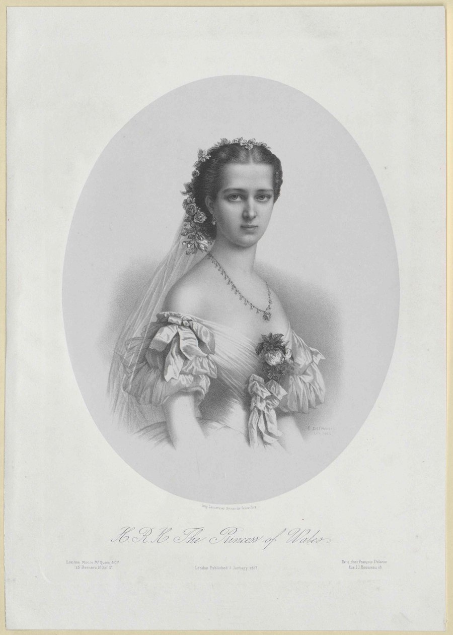 Tanskan prinsessa Alexandra tekijältä Artist Unknown
