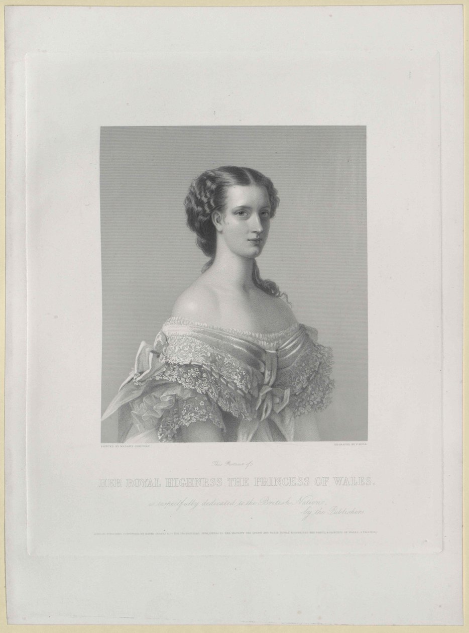 Tanskan prinsessa Alexandra tekijältä Artist Unknown