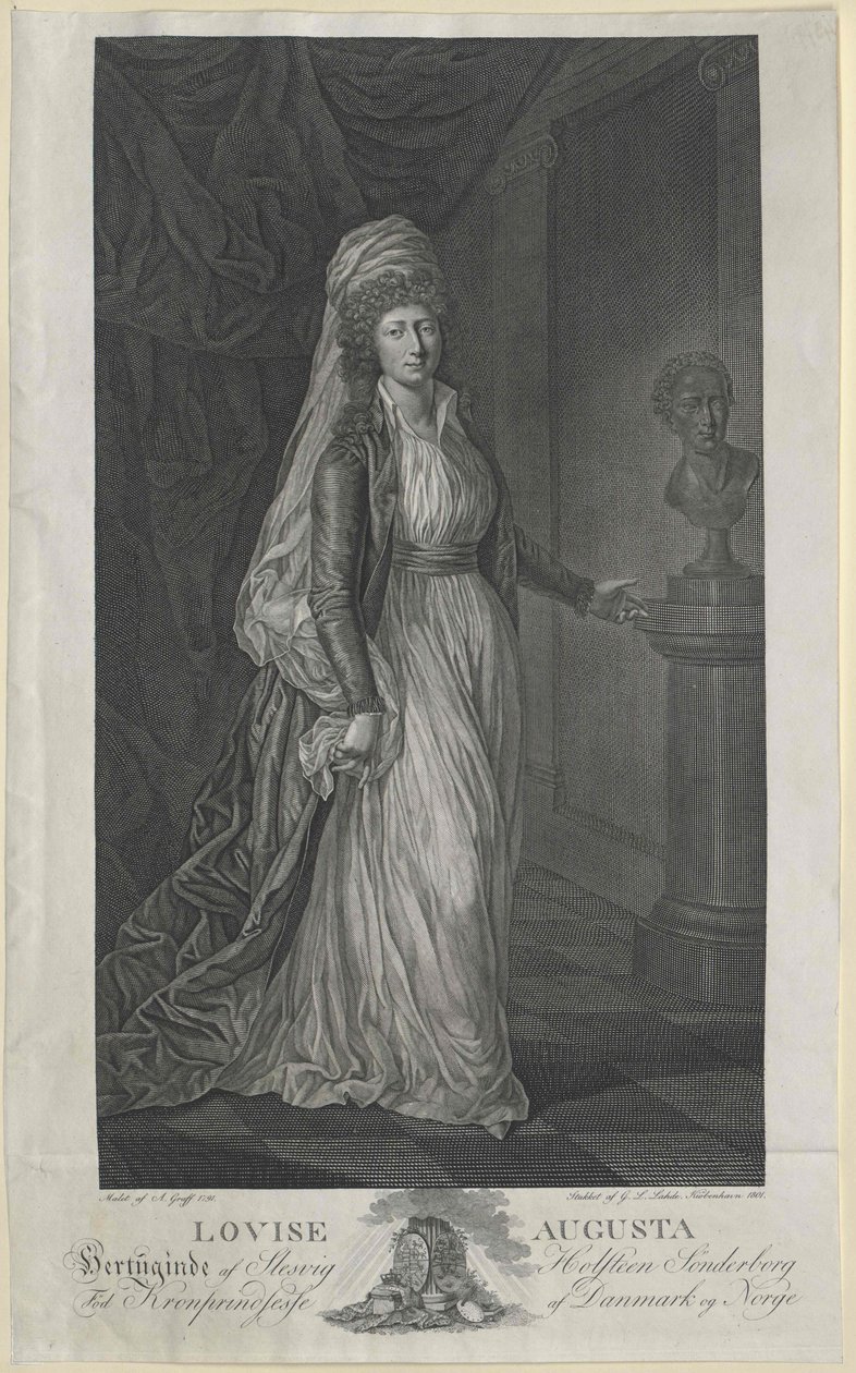Tanskan prinsessa Louisa tekijältä Artist Unknown