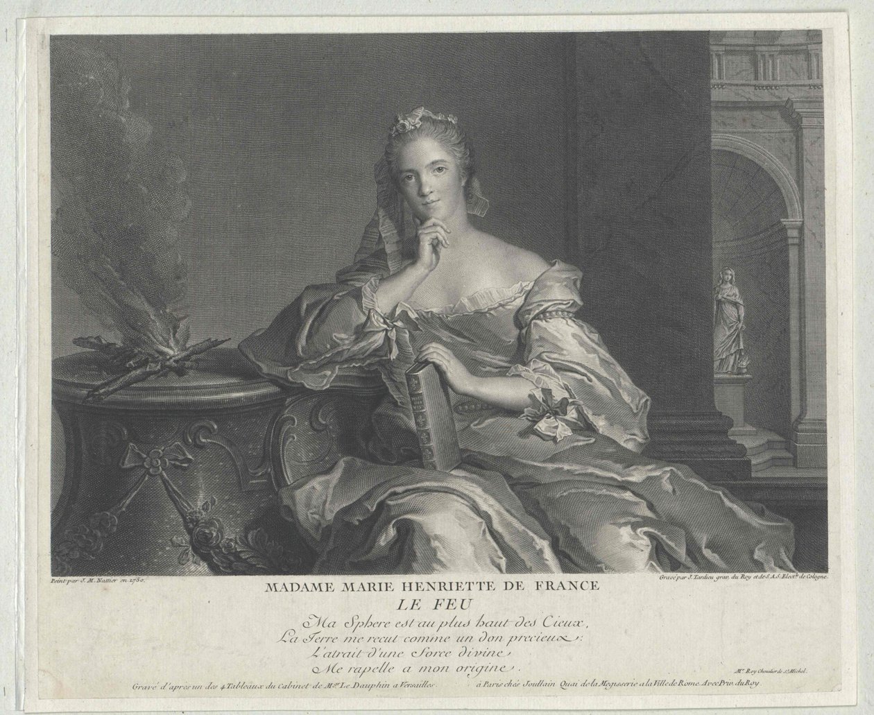 Ranskan prinsessa Marie Henriette tekijältä Artist Unknown