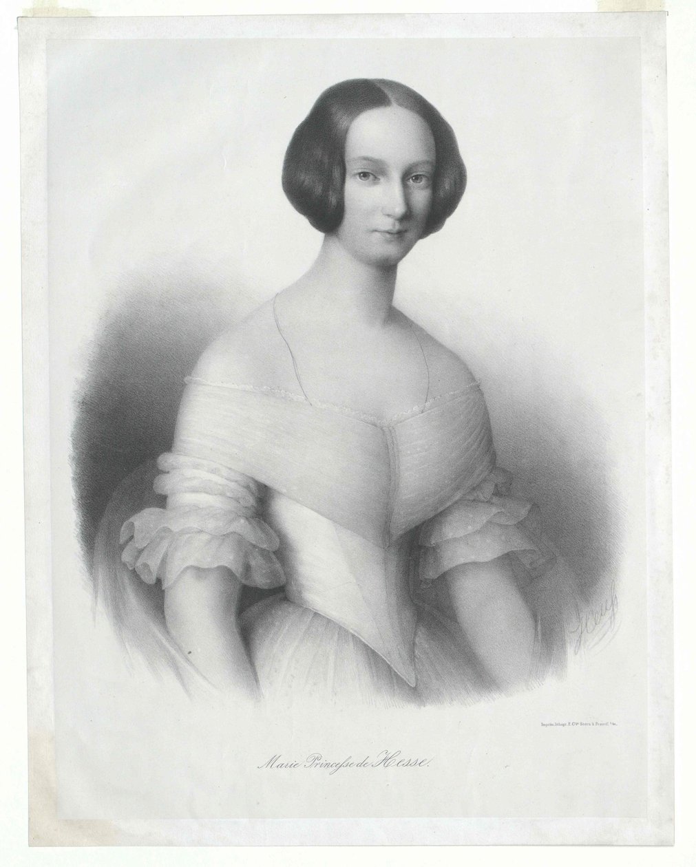 Hessen-Darmstadtin prinsessa Marie tekijältä Artist Unknown