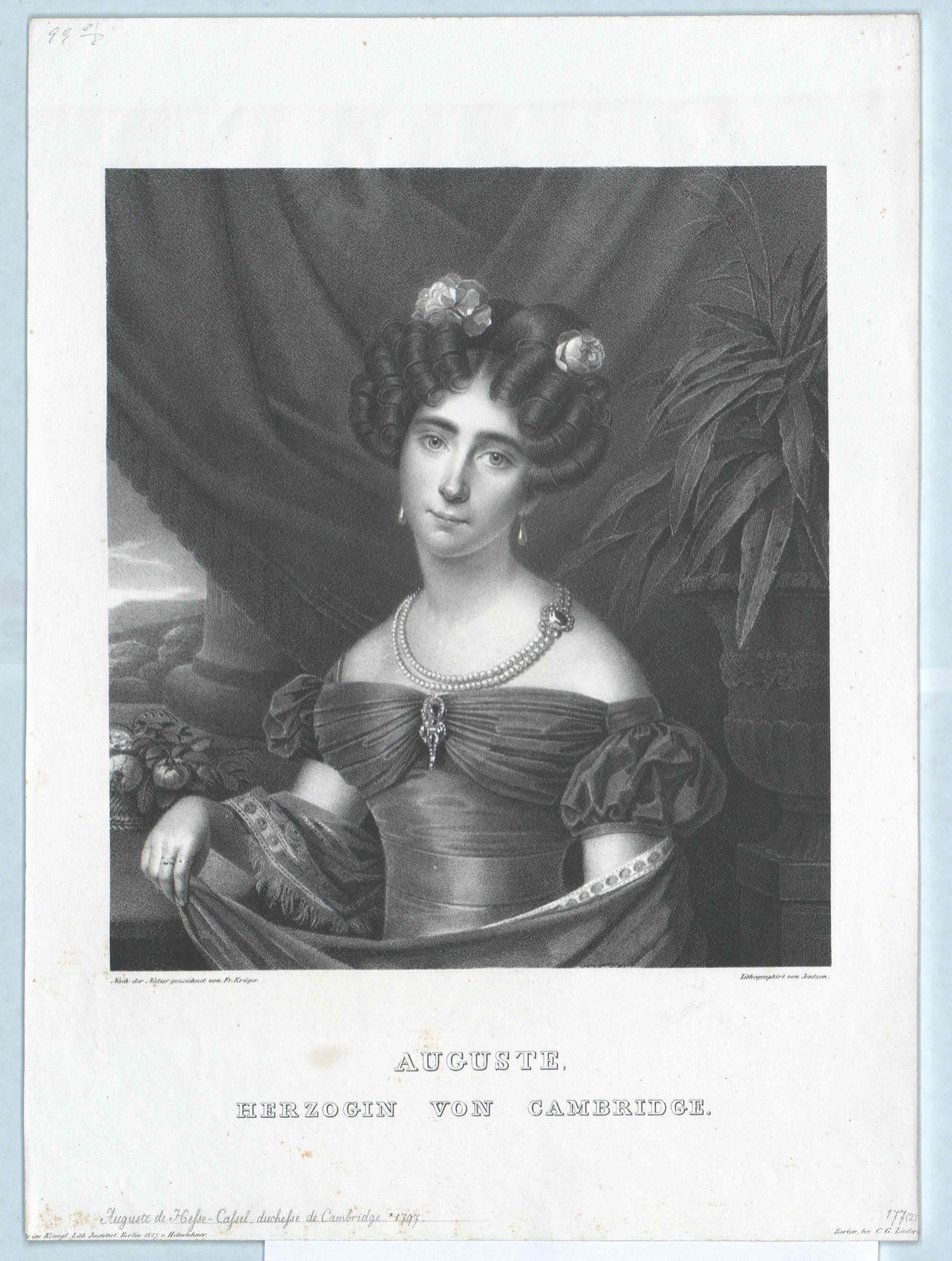 Hessen-Kasselin prinsessa Auguste tekijältä Artist Unknown