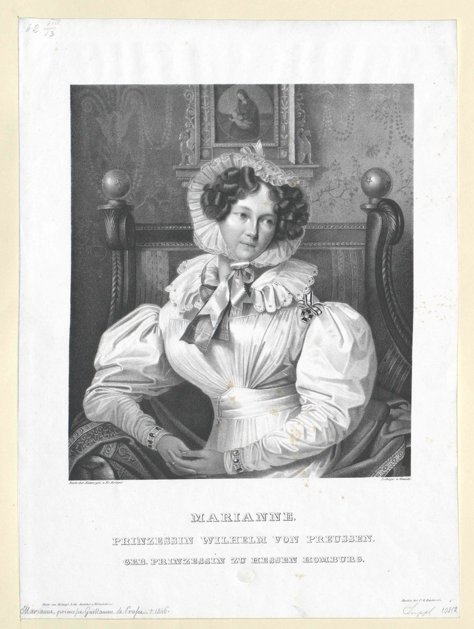 Hessen-Homburgin prinsessa Maria Anne tekijältä Artist Unknown
