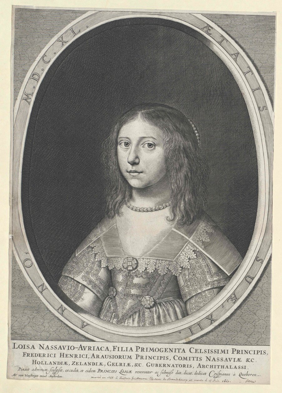 Oranian prinsessa Louise Henriette tekijältä Artist Unknown