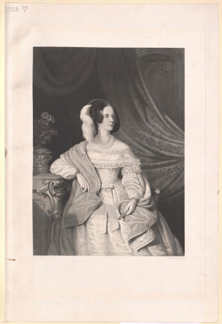 Savoyen-Sardinian prinsessa Maria Anna tekijältä Artist Unknown