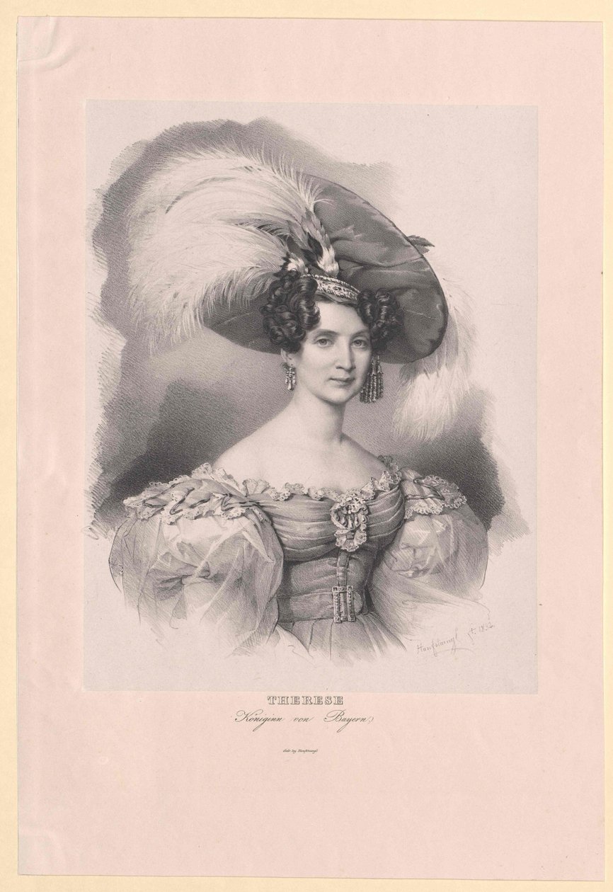 Saksi-Hildburghausenin prinsessa (1792-1854) Therese tekijältä Artist Unknown