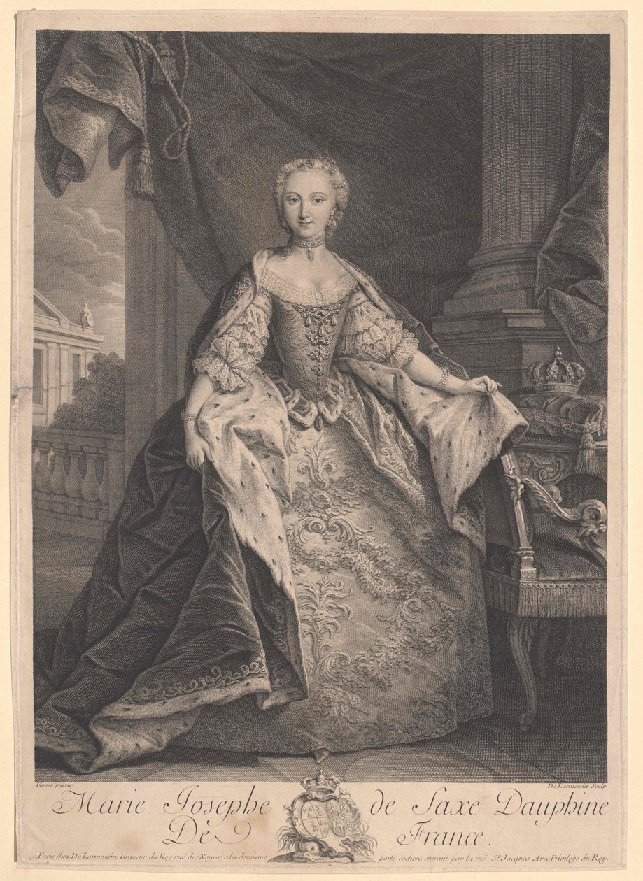 Saksin prinsessa Josefa tekijältä Artist Unknown