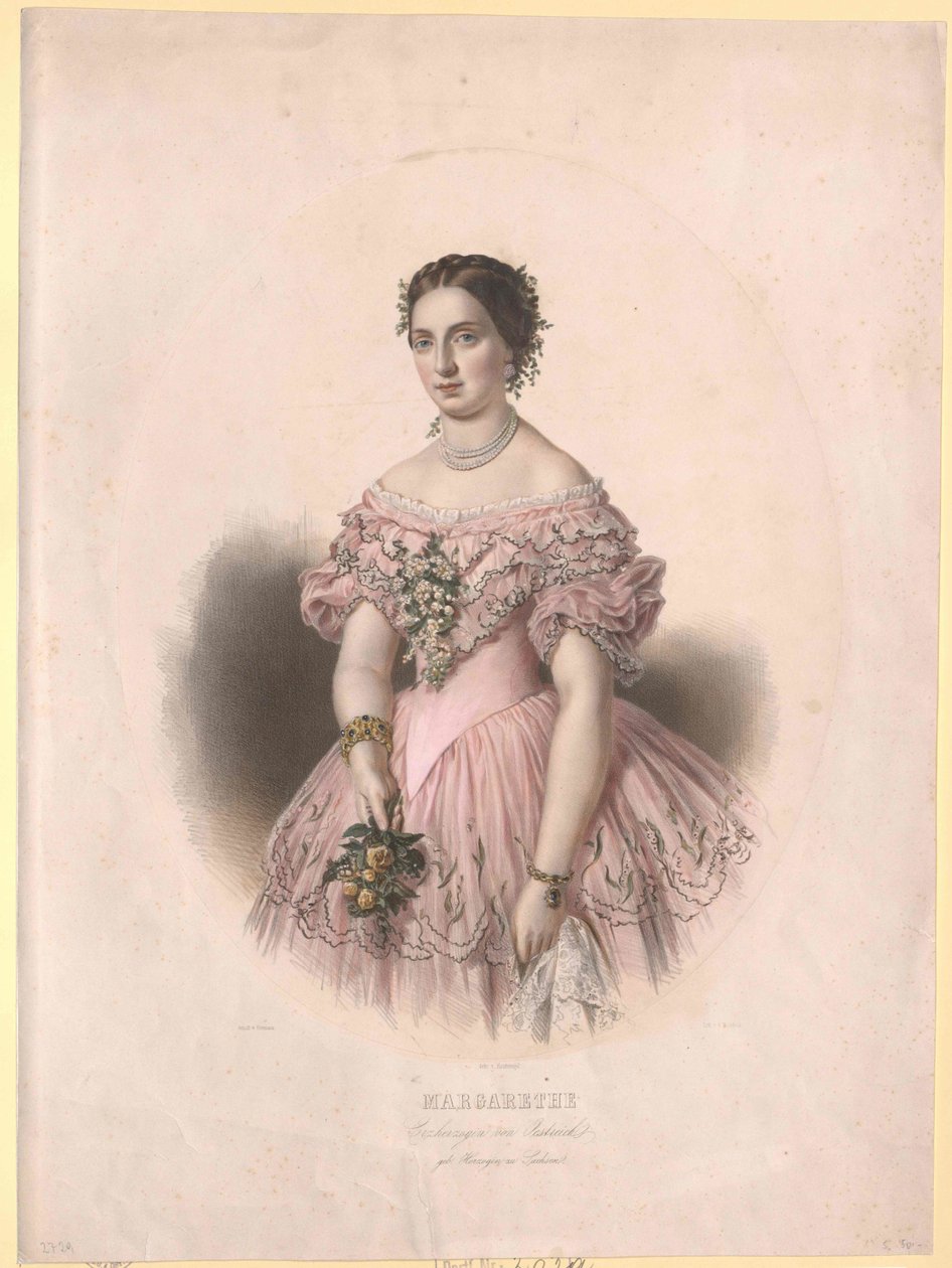 Saksin prinsessa Margareta tekijältä Artist Unknown