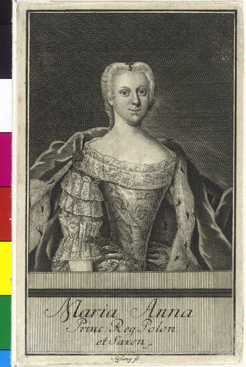Saksin prinsessa Maria Anne tekijältä Artist Unknown