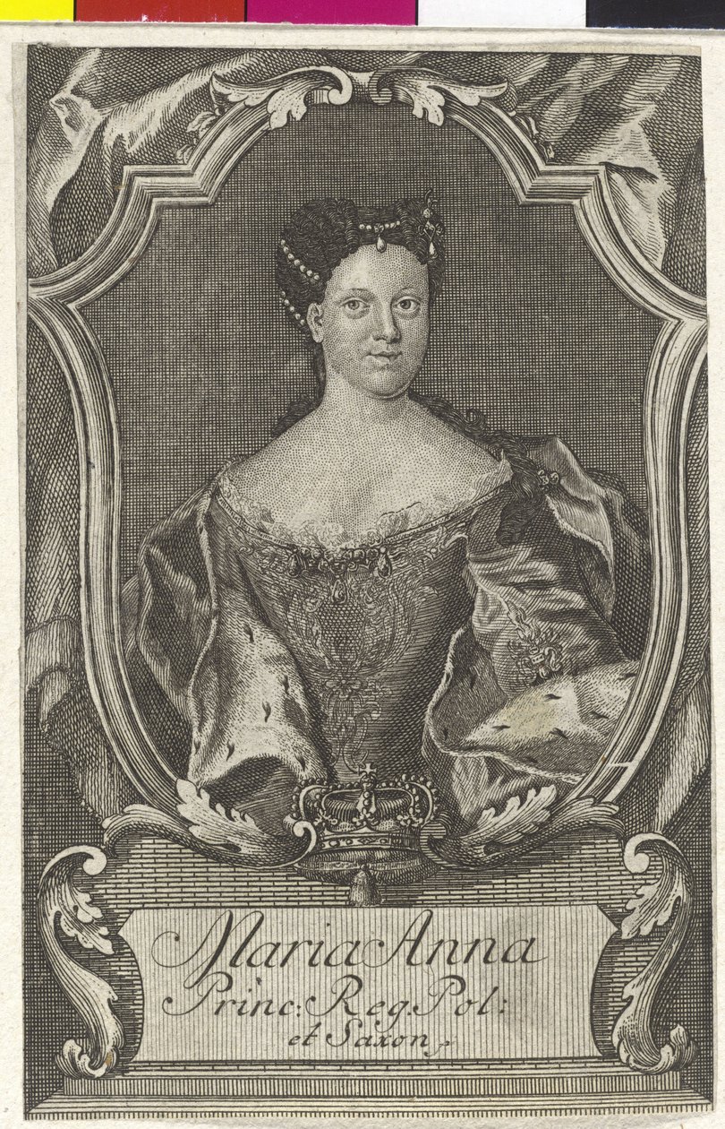 Saksin prinsessa Maria Anne tekijältä Artist Unknown