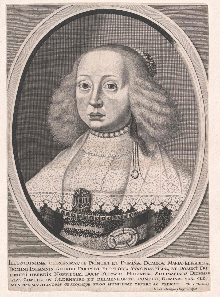 Saksin prinsessa Marie Elisabeth tekijältä Artist Unknown