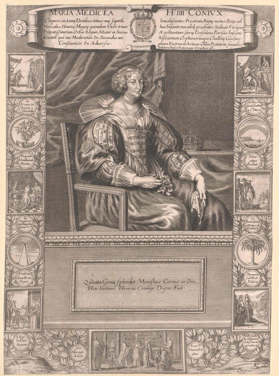 Toscanan prinsessa Maria de "Medici tekijältä Artist Unknown