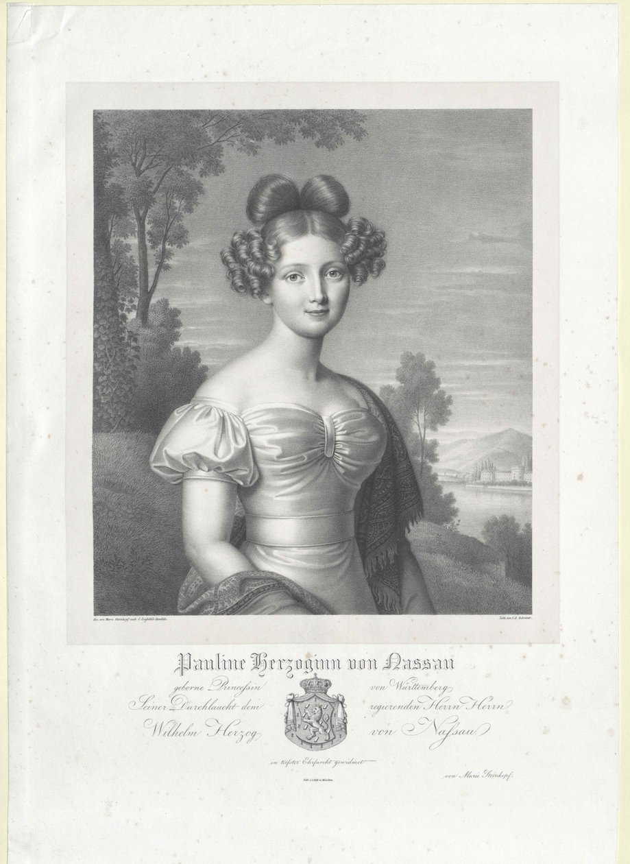 Württembergin prinsessa Pauline tekijältä Artist Unknown