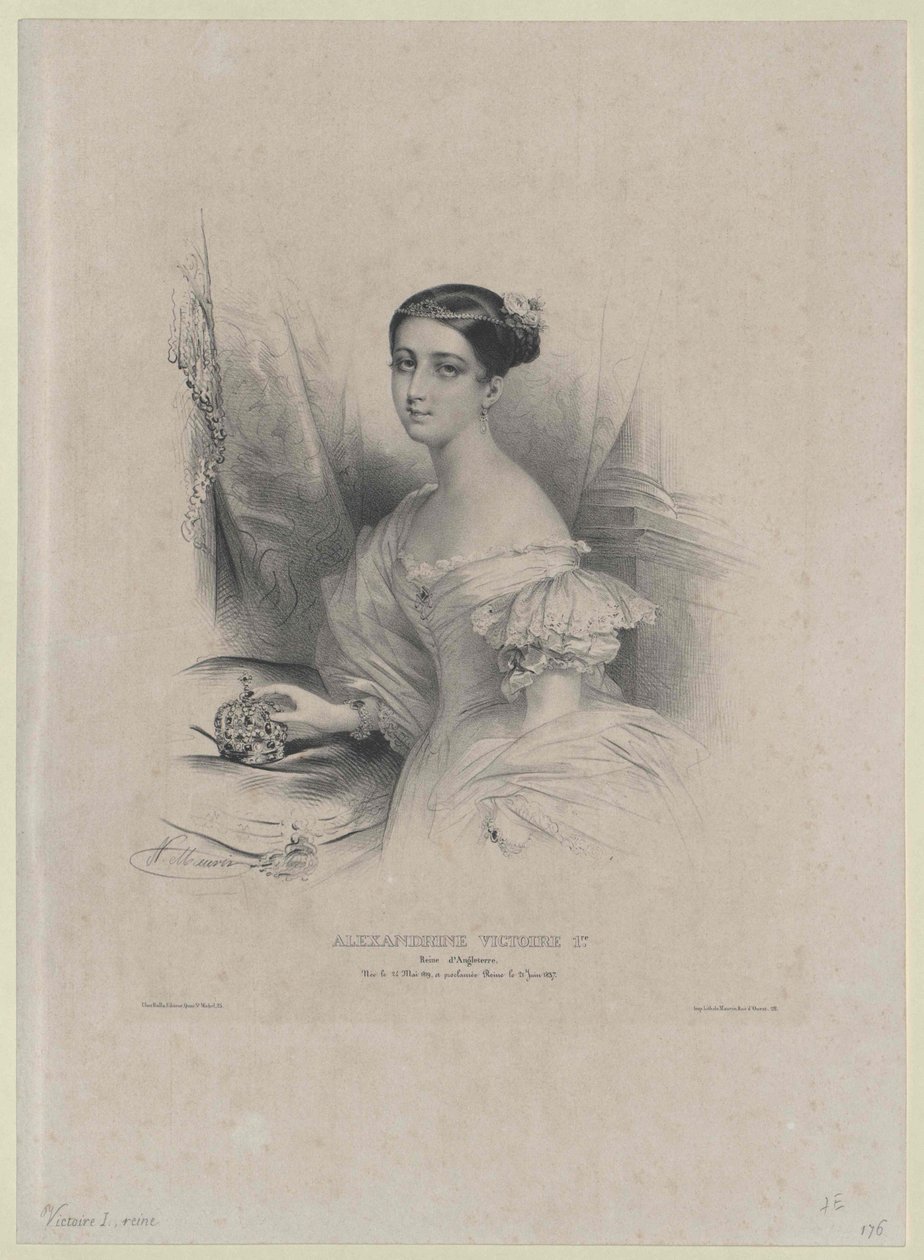 Ison-Britannian kuningatar Victoria tekijältä Artist Unknown