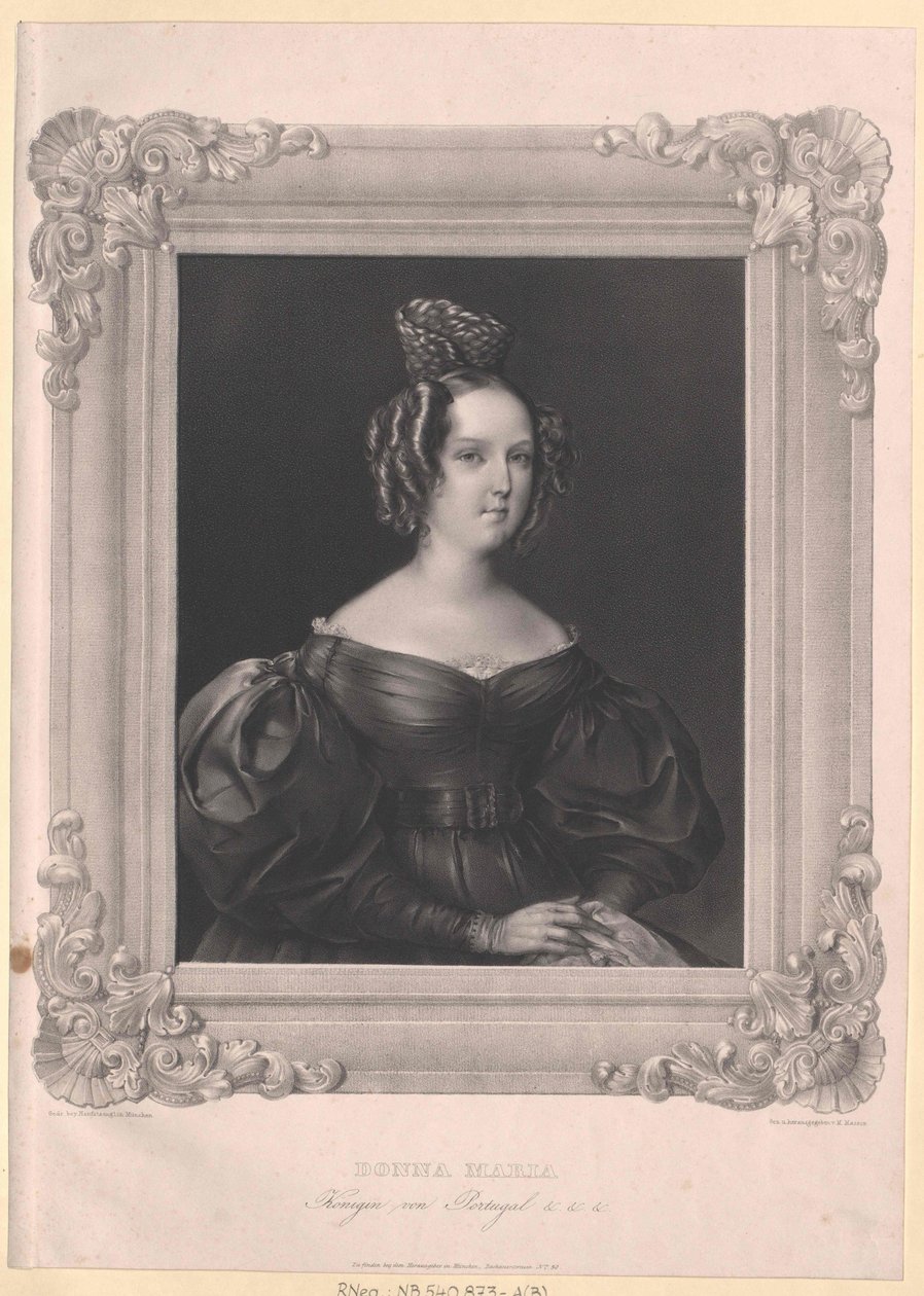 Portugalin kuningatar Mary II da honour tekijältä Artist Unknown