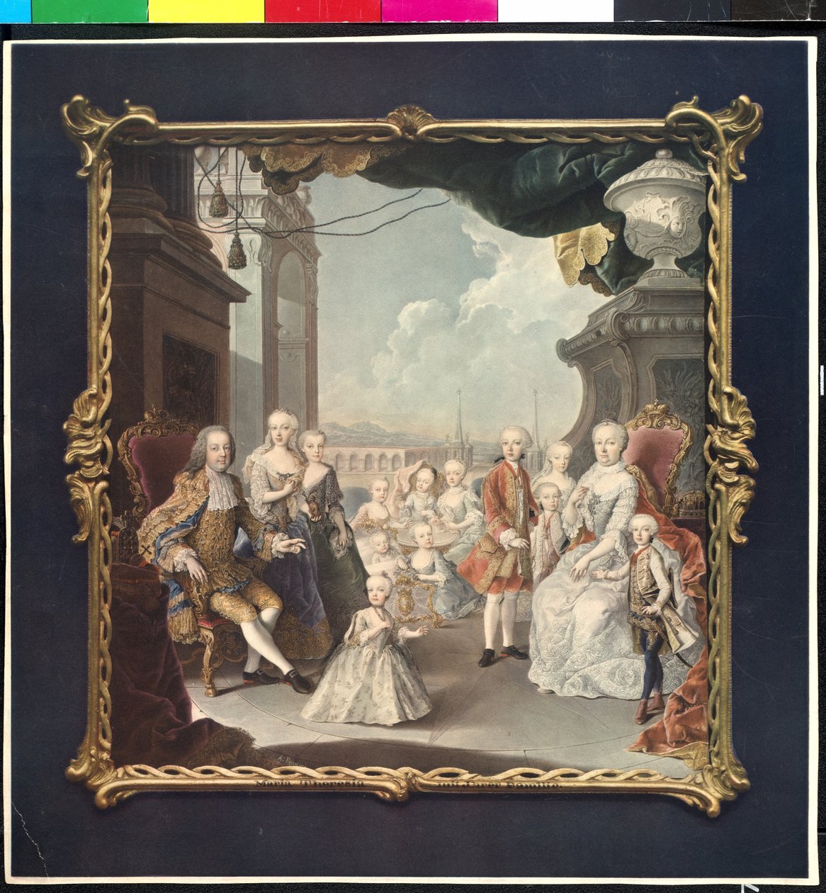 Rooman saksan keisarinna 1717 - 1780 Maria Theresia tekijältä Artist Unknown