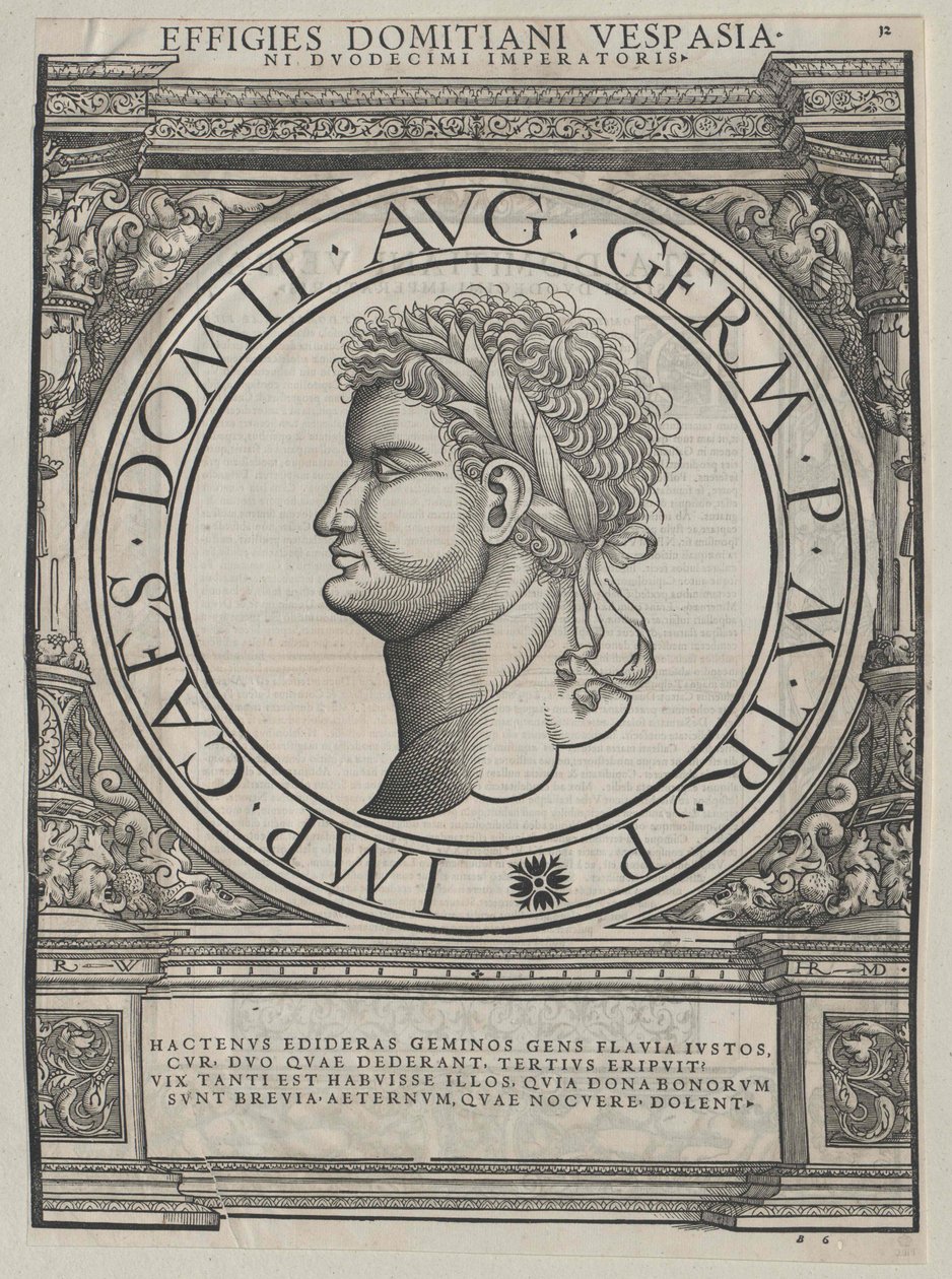 Rooman keisari Domitianus tekijältä Artist Unknown