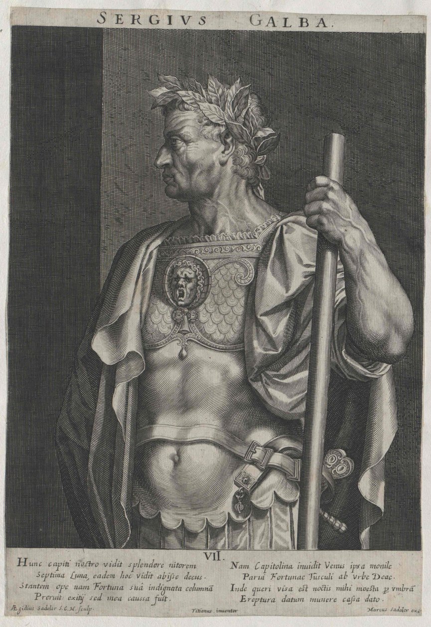 Rooman keisari Galba tekijältä Artist Unknown