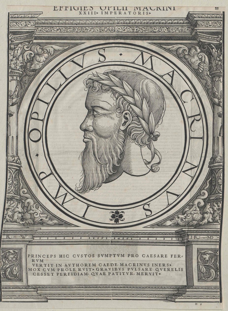 Rooman keisari Macrinus tekijältä Artist Unknown