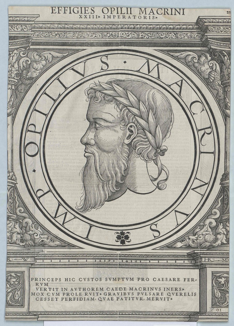 Rooman keisari Macrinus tekijältä Artist Unknown