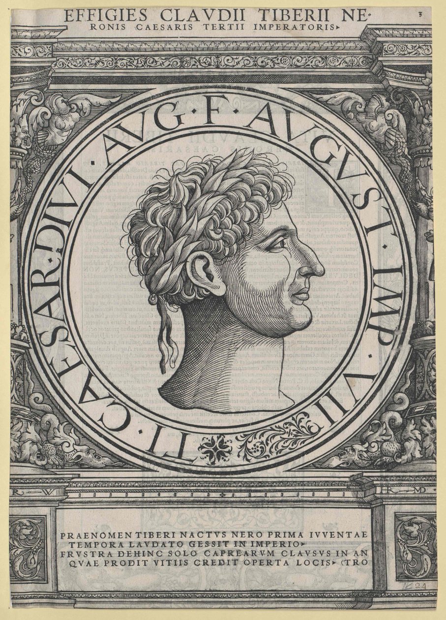 Rooman keisari Tiberius tekijältä Artist Unknown