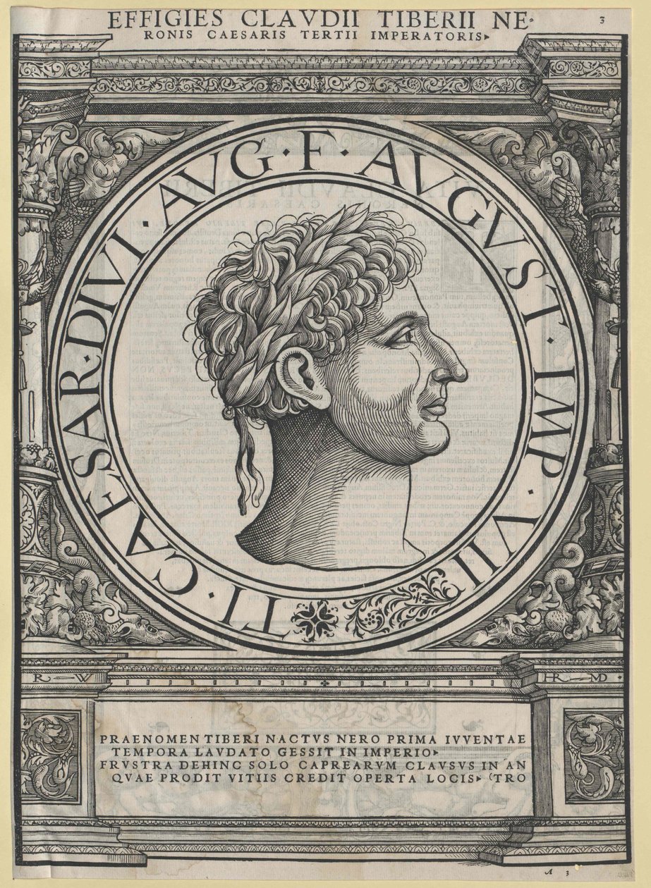 Rooman keisari Tiberius tekijältä Artist Unknown
