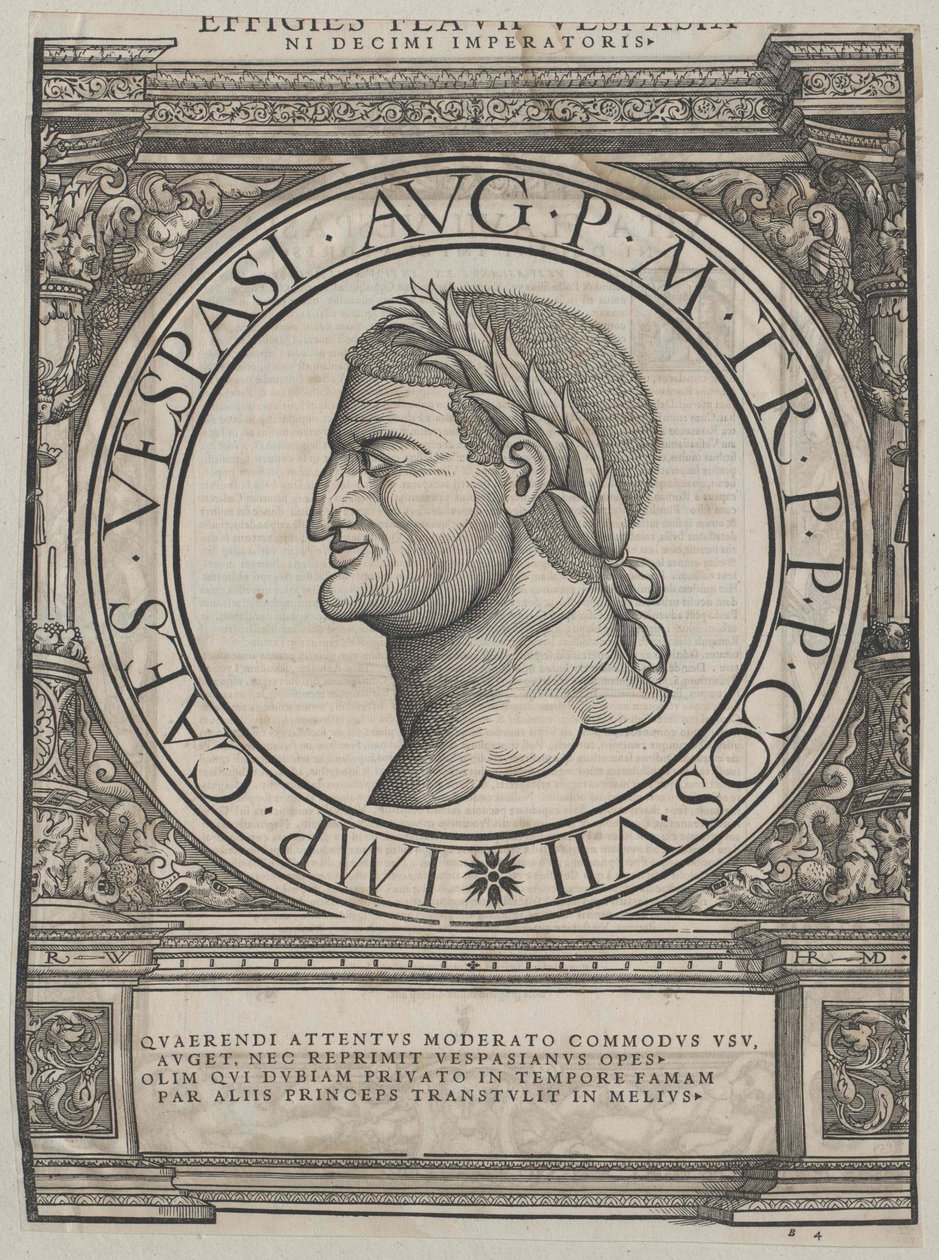 Rooman keisari Vespasianus tekijältä Artist Unknown