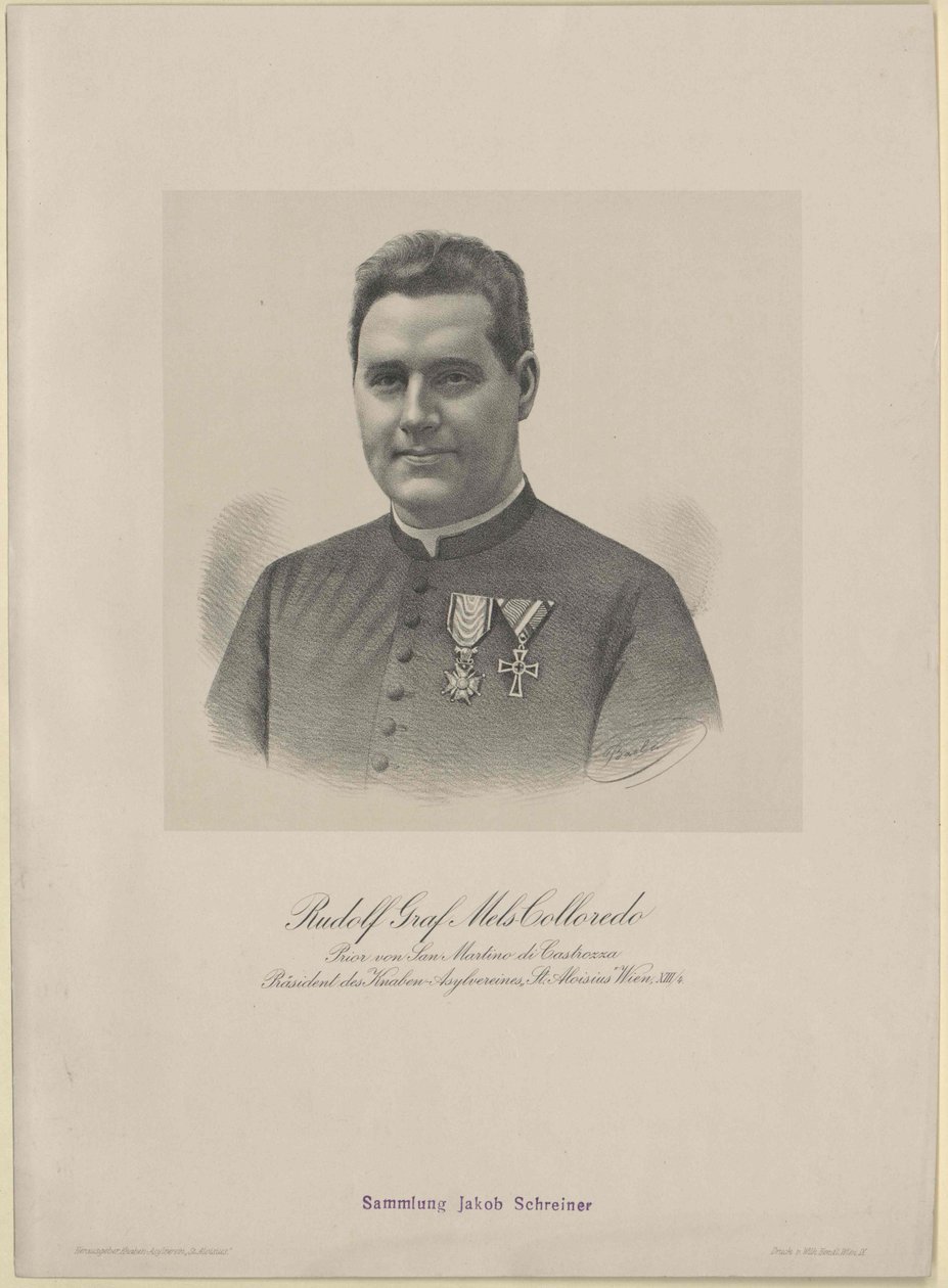 Rudolf count Mels-Colloredo (tulosta) tekijältä Artist Unknown
