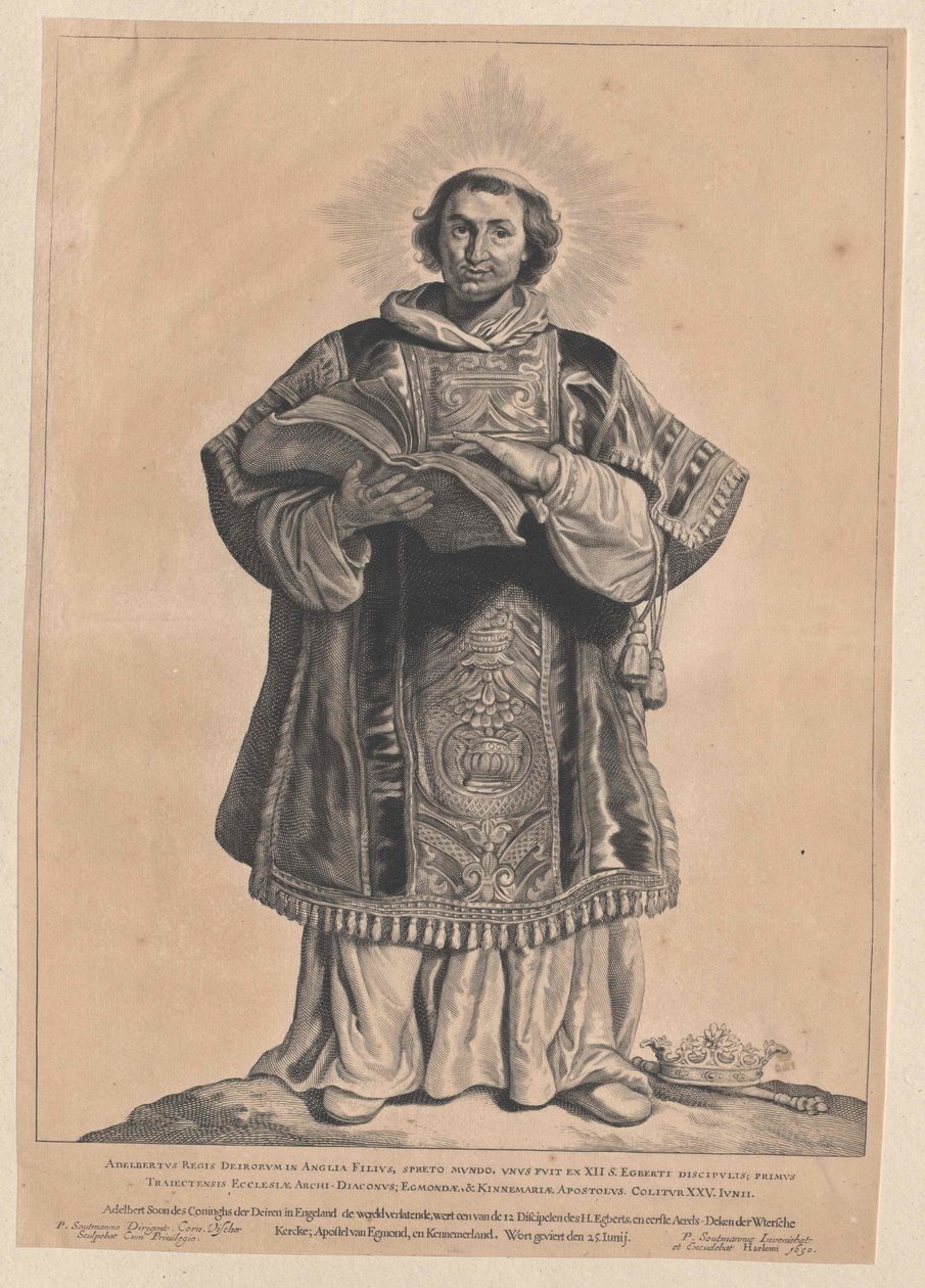 Saint Adalbert of Egmont tekijältä Artist Unknown