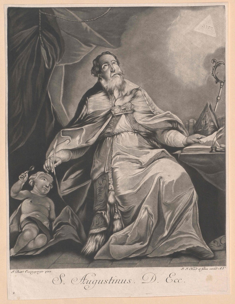 Pyhä Augustinus Hippoksen tekijältä Artist Unknown