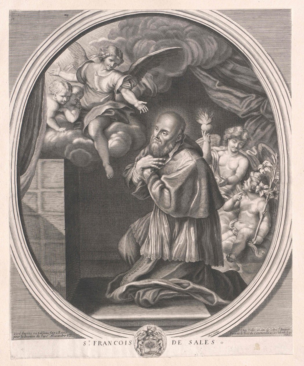 Saint Francis de Sales tekijältä Artist Unknown