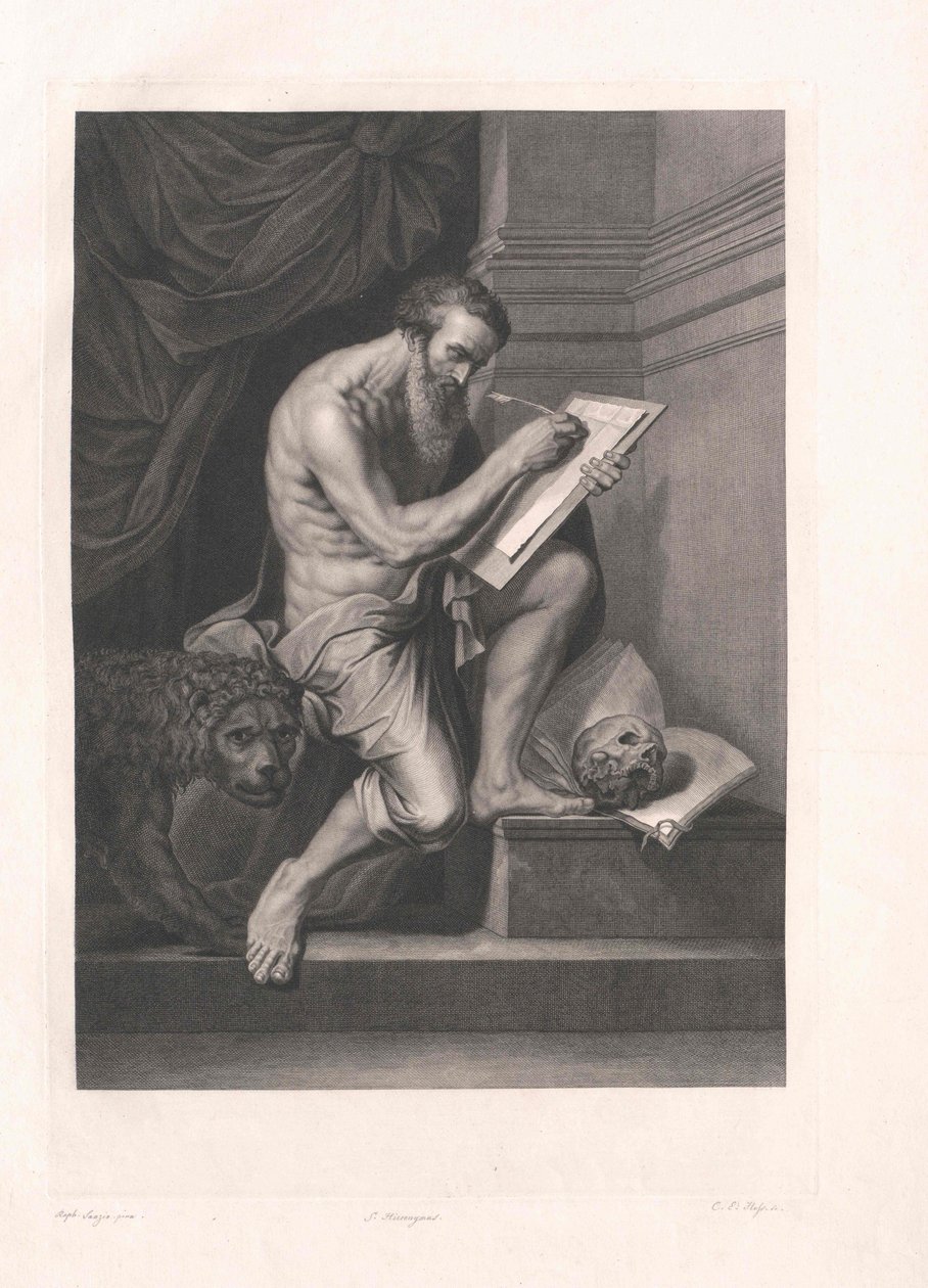 Saint Jerome tekijältä Artist Unknown