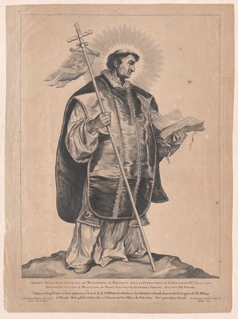 Saint Lebuin of Deventer tekijältä Artist Unknown