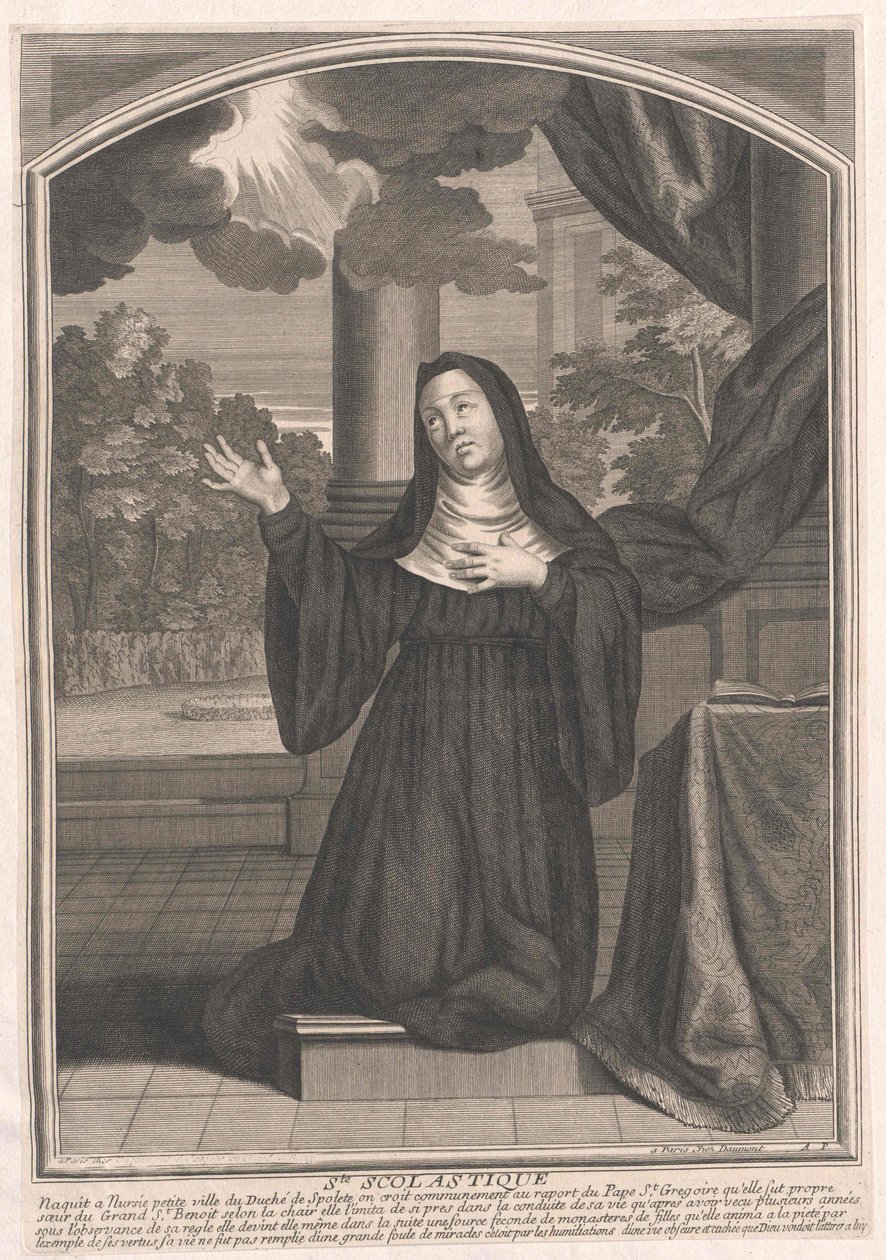 Saint Scholastica tekijältä Artist Unknown