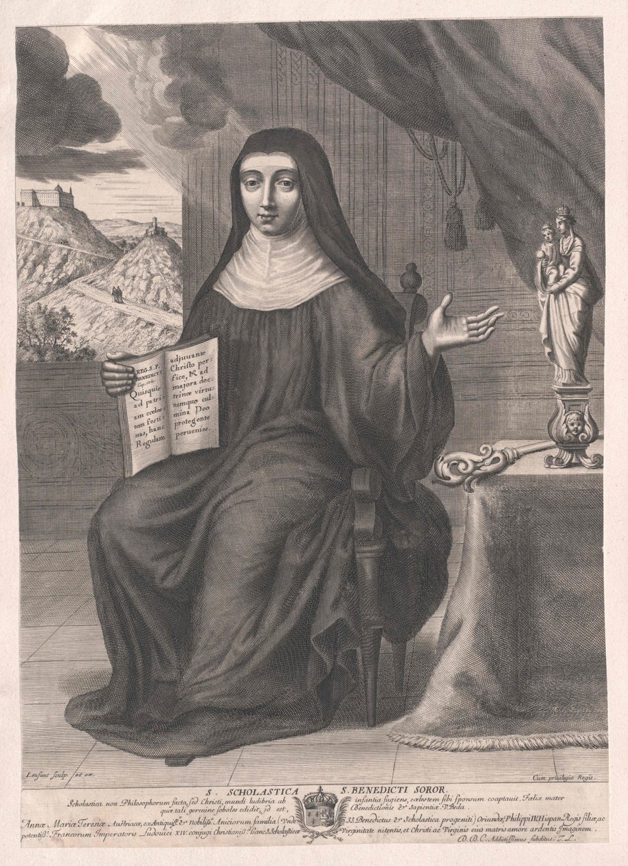 Saint Scholastica tekijältä Artist Unknown