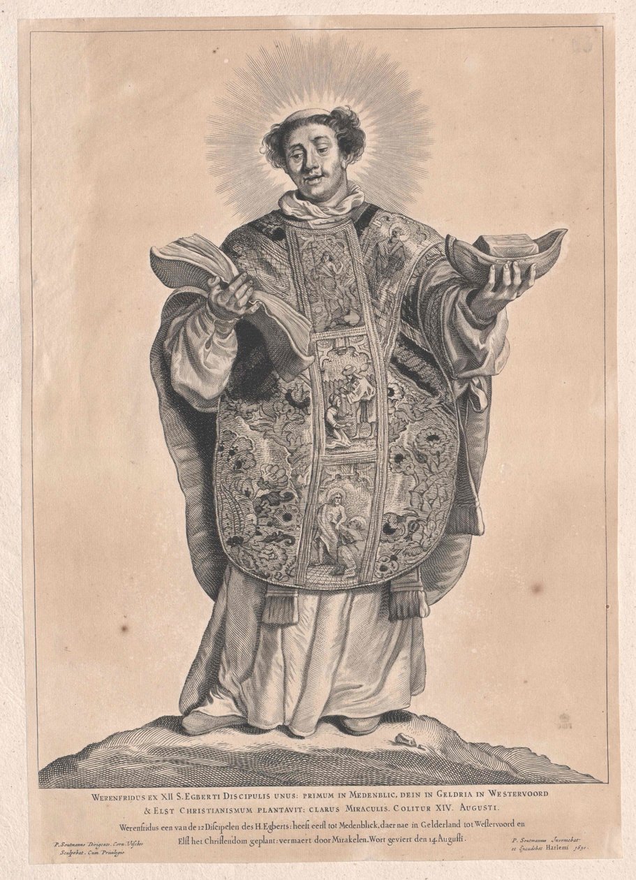 Saint Werenfrid tekijältä Artist Unknown