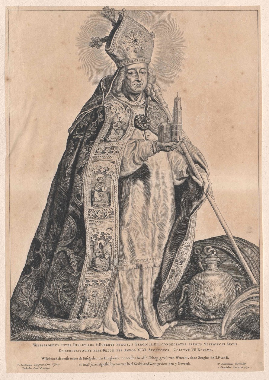 Saint Willibrord tekijältä Artist Unknown