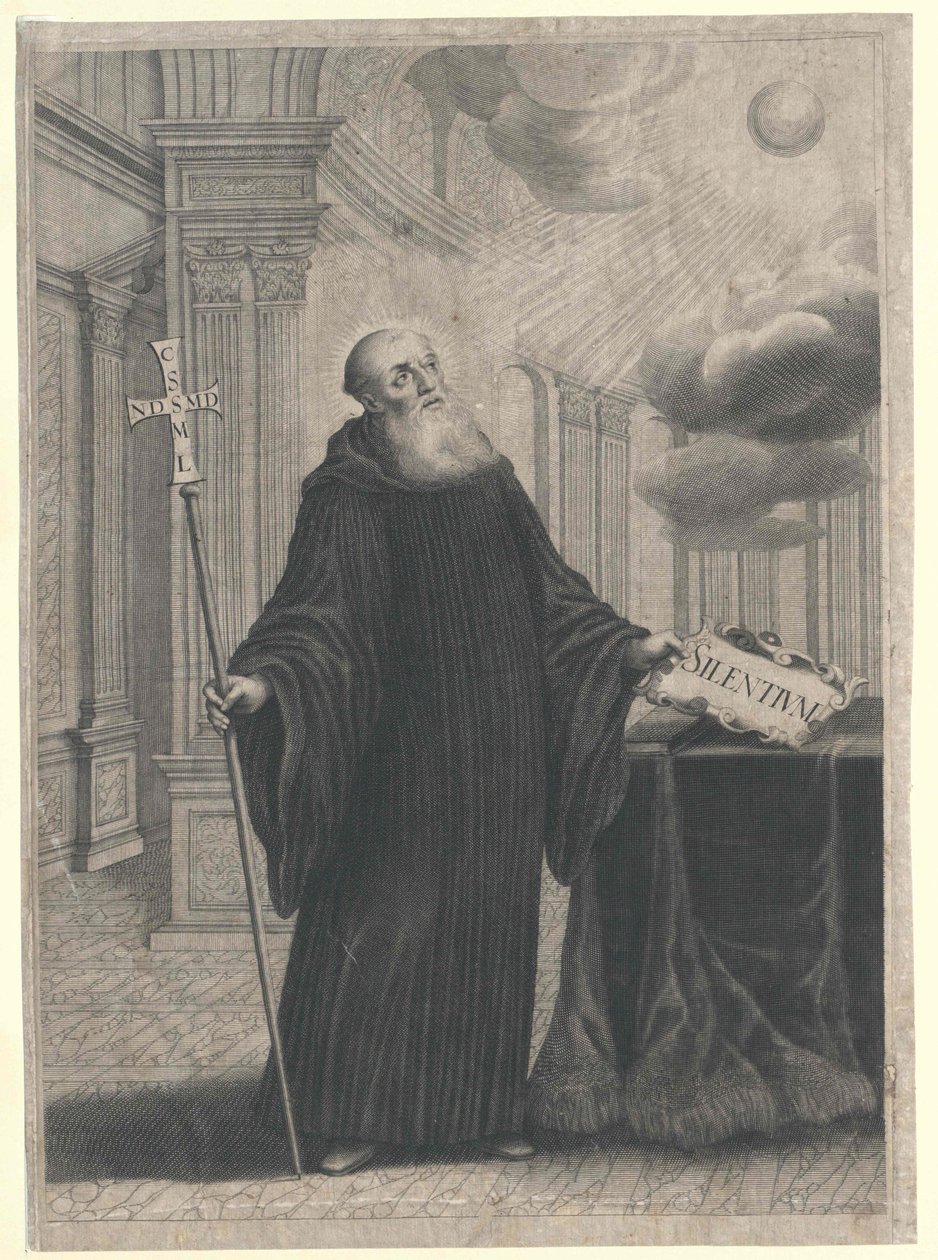 Pyhä Benedictus Nursia tekijältä Artist Unknown