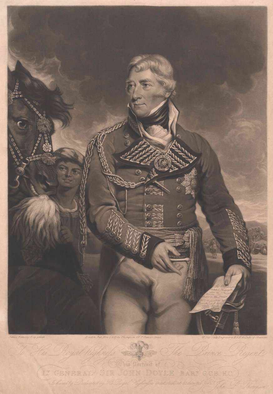 Sir John 1. vapaaherra Doyle tekijältä Artist Unknown