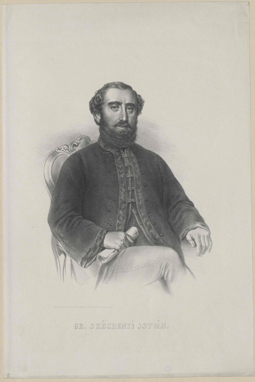 Stephen count Szechenyi-Sarvar ja Felsoe-Videk tekijältä Artist Unknown