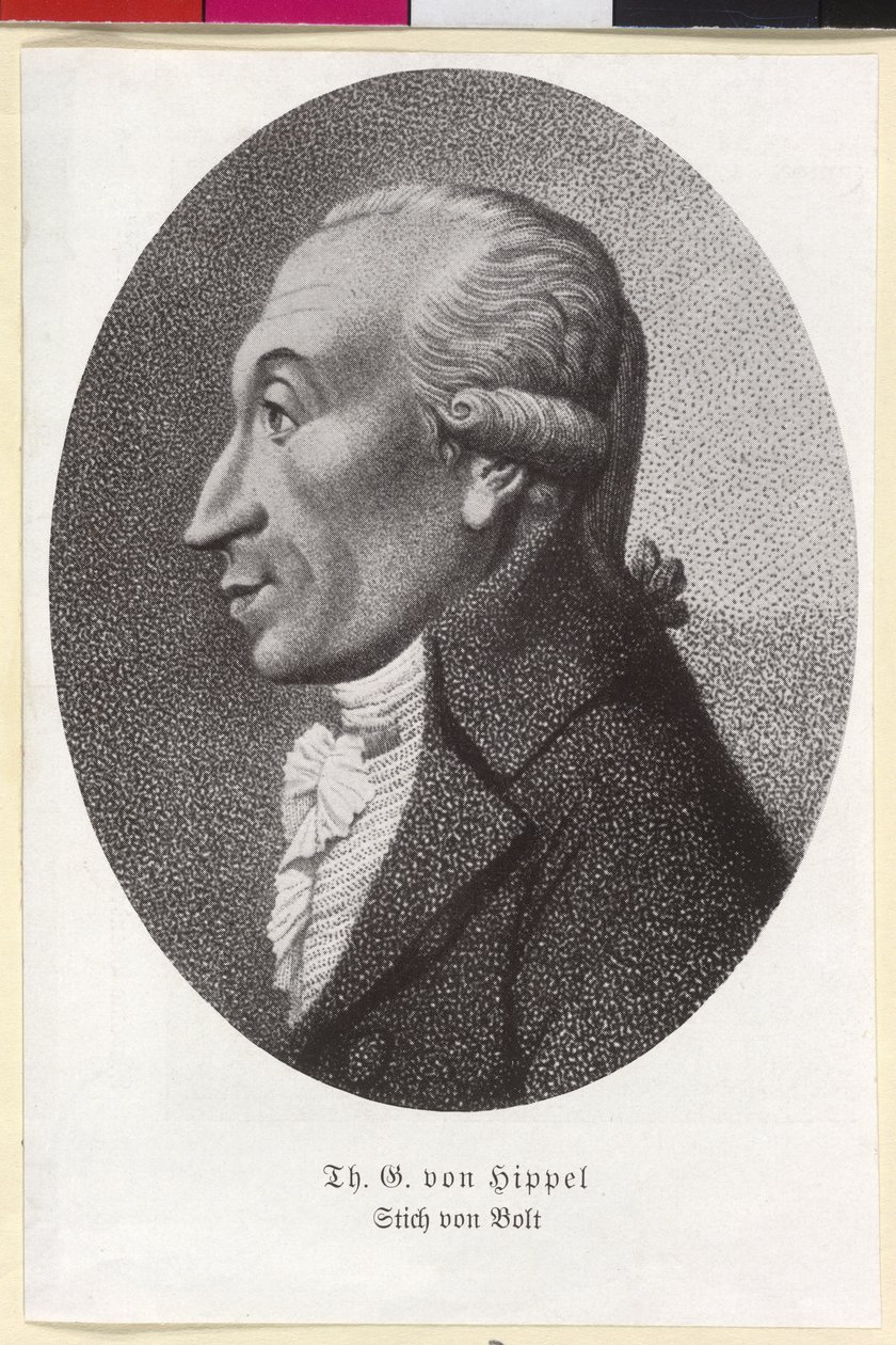 Theodor Gottlieb von Hippel tekijältä Artist Unknown