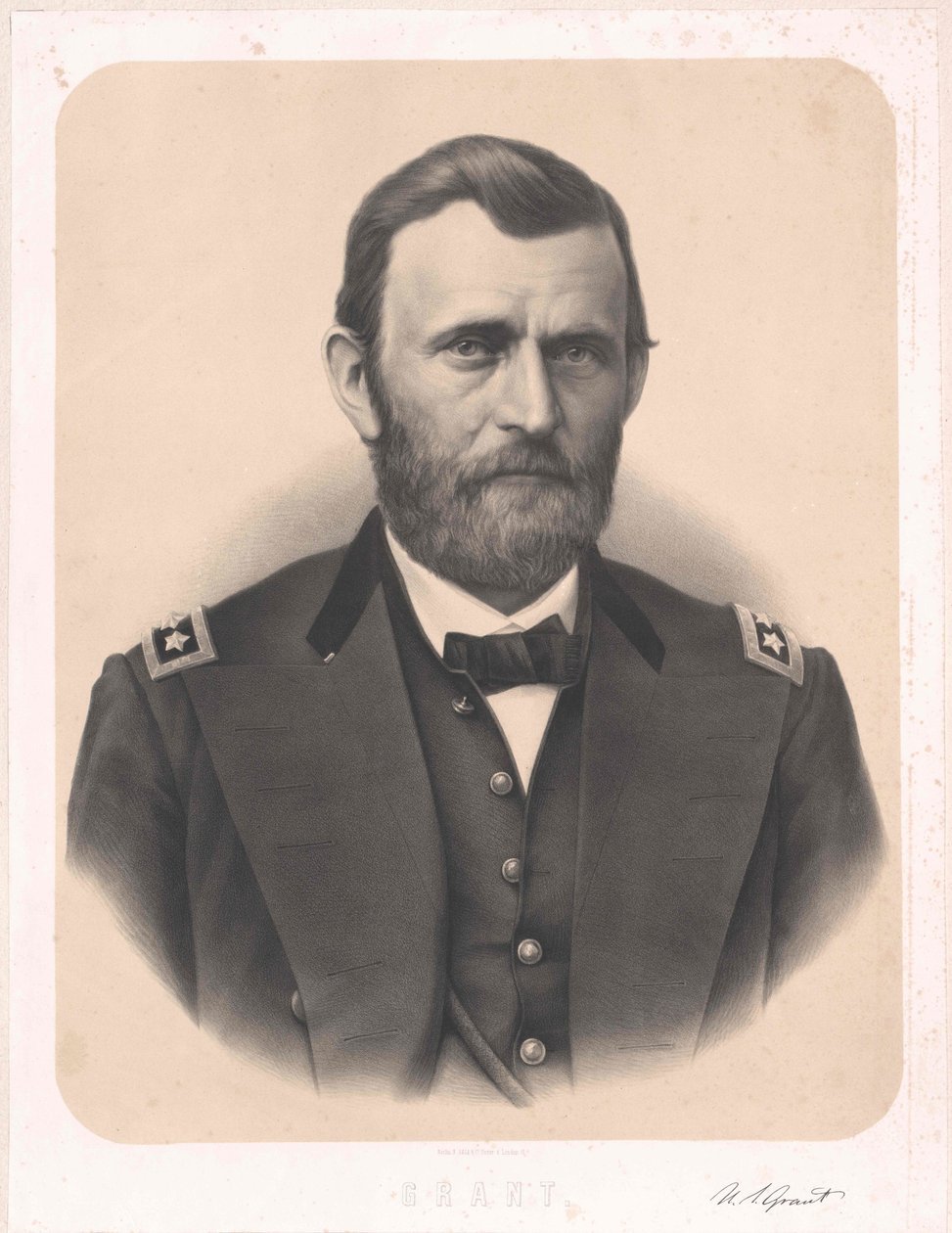 Ulysses Simpson Grant (tulosta) tekijältä Artist Unknown