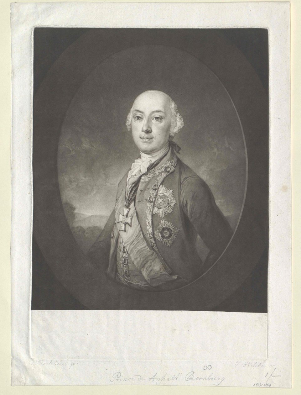 Victor Amadeus ruhtinas Anhalt-Bernburg-Schaumburg-Hoym tekijältä Artist Unknown